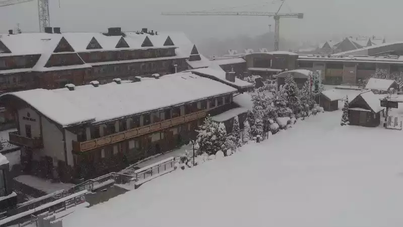 Bania w Białce Tatrzańskiej z kamery na żywo.