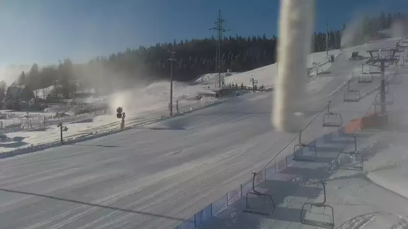 Bania w Białce Tatrzańskiej z kamery na żywo.