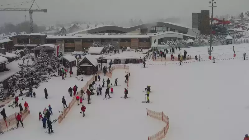 Bania w Białce Tatrzańskiej z kamery na żywo.
