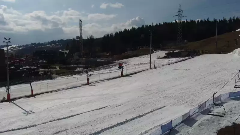 Bania w Białce Tatrzańskiej z kamery na żywo.