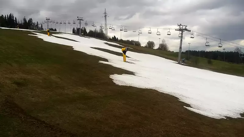 Widok z Kamery na stok KANIÓWKA w Białce Tatrzańskiej