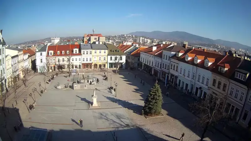 Bielsko-Biała kamera na Rynek Starego Miasta online NOWOŚĆ