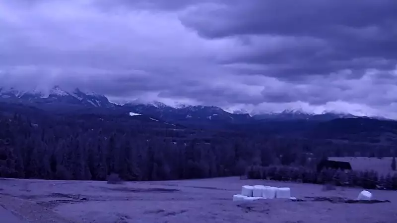 Panorama Tatr z Bukowiny Tatrzańskiej