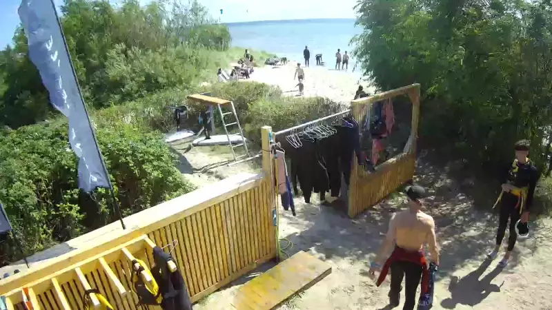 Widok z Kamery na Półwysep Helski Surf People