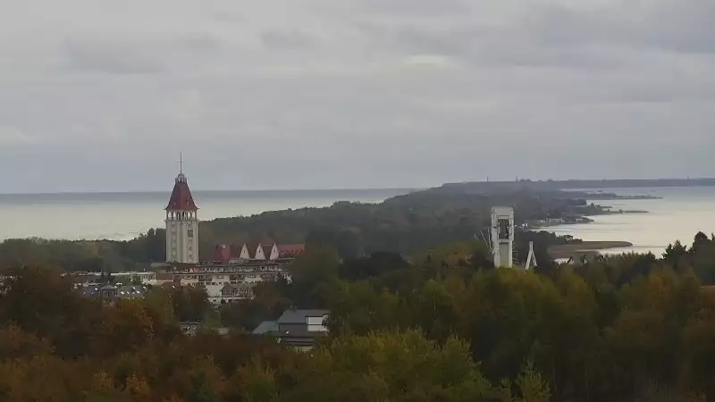 Obraz na morze z Chłapowa, kamera na żywo.