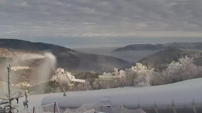 Widok na trasy Szczyrk - Jaworzyna w Centralnym Ośrodku Sportów