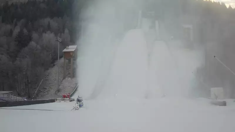 Pierwsze zawody odbyły się tu w 1937 roku, które zorganizował klub WKS Bielsko-Biała.