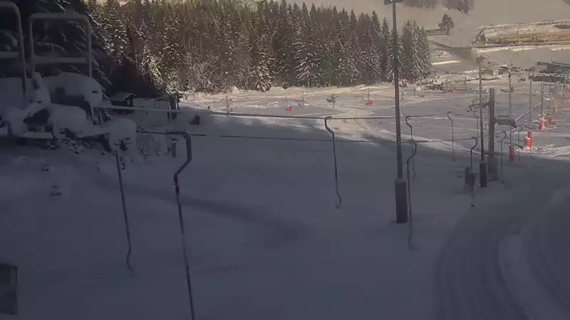 Nartostrada w Czarnej Górze Resort w Sudetach - widok na żywo