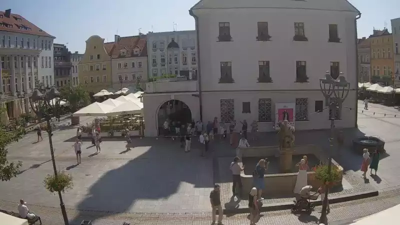 Ujęcie na przepiękne miasteczko - Gliwice.