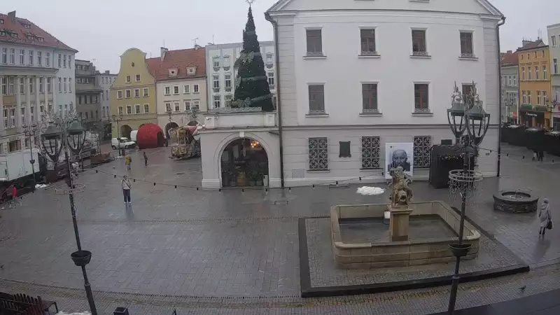 Ujęcie na przepiękne miasteczko - Gliwice.