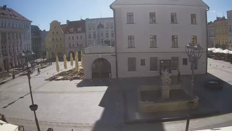 Ujęcie na przepiękne miasteczko - Gliwice.