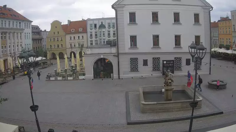 Ujęcie na przepiękne miasteczko - Gliwice.