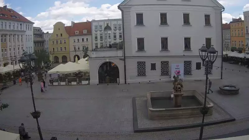 Ujęcie na przepiękne miasteczko - Gliwice.