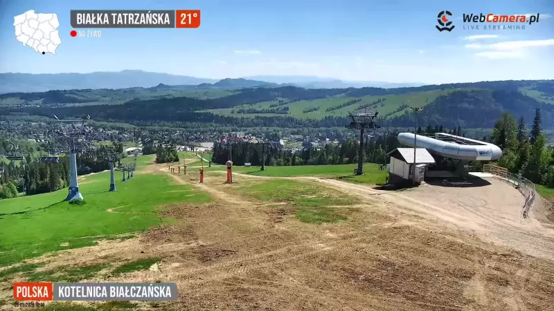 Ujęcia z 25 kamer na piękną panoramę gór.