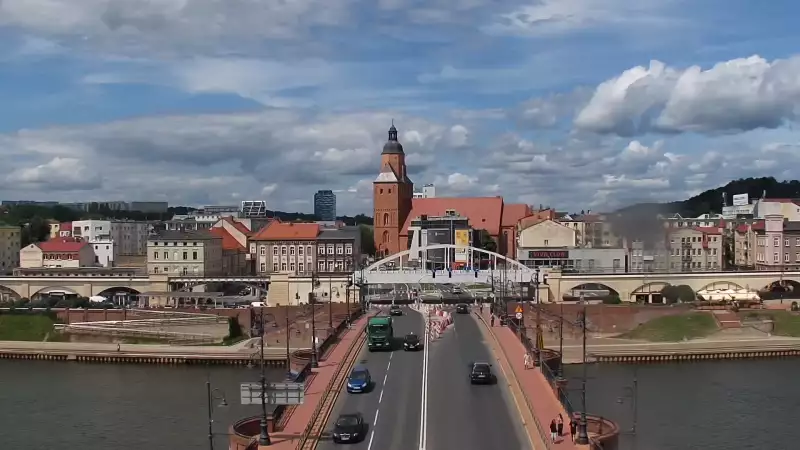 Widok panoramiczny z Kamery na miasto Gorzów Wielkopolski - NOWOŚĆ