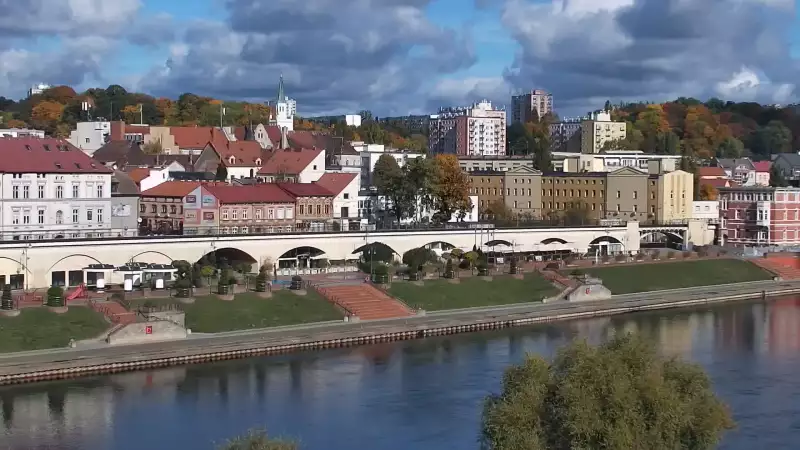 Widok panoramiczny z Kamery na miasto Gorzów Wielkopolski - NOWOŚĆ
