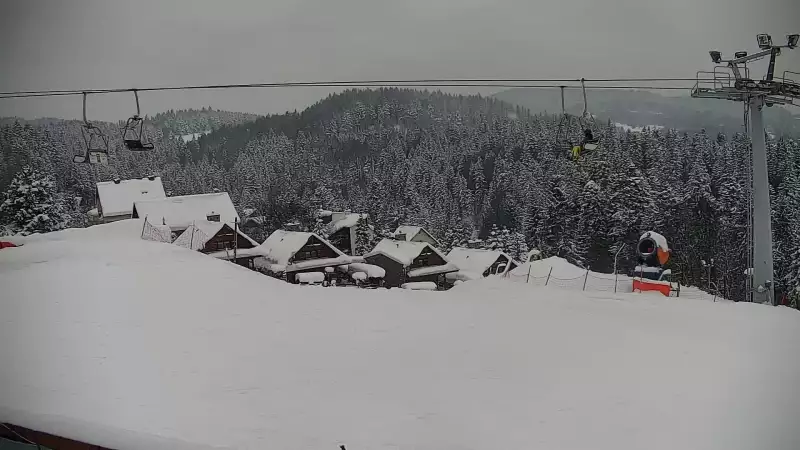 Obraz z kamery na stoku w ośrodku narciarskim Henryk SKI