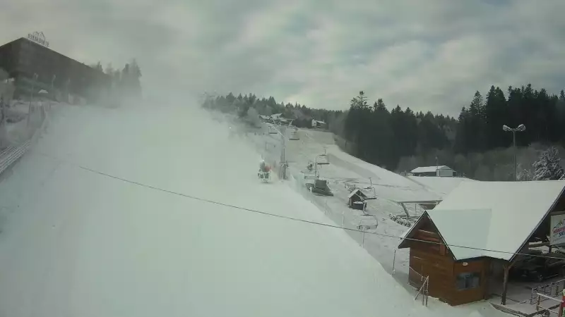 Widok z Kamery na stok w centrum Krynicy - NOWOŚĆ