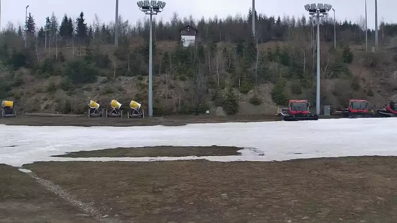 Widok na Trasy Biegowe w Istebnej Kubalonce - oglądaj zimą