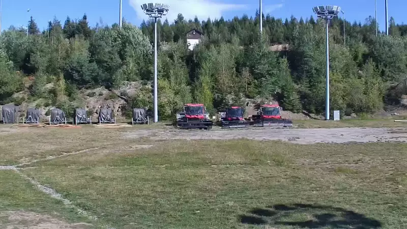 Widok na Trasy Biegowe w Istebnej Kubalonce - oglądaj zimą