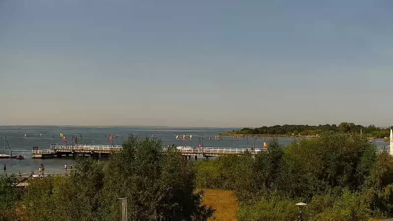 Jastarnia - widok z kamery na Zatokę Pucką