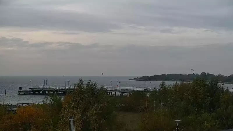 Jastarnia - widok z kamery na Zatokę Pucką