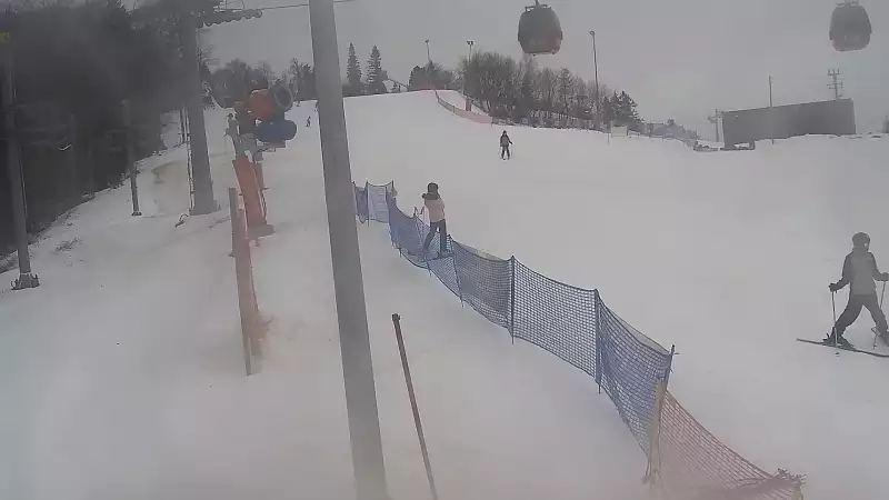 Kamera z widokiem na trasy nr 1 na Jaworzynie Krynickiej.