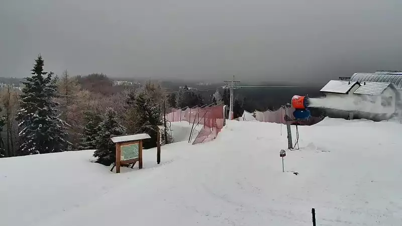 Widok na Tatry z obrotowej kamery na Jaworzynie Krynickiej