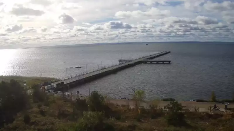 Widok na Promenadę i Molo w Juracie