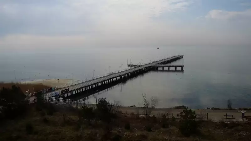 Widok na Promenadę i Molo w Juracie