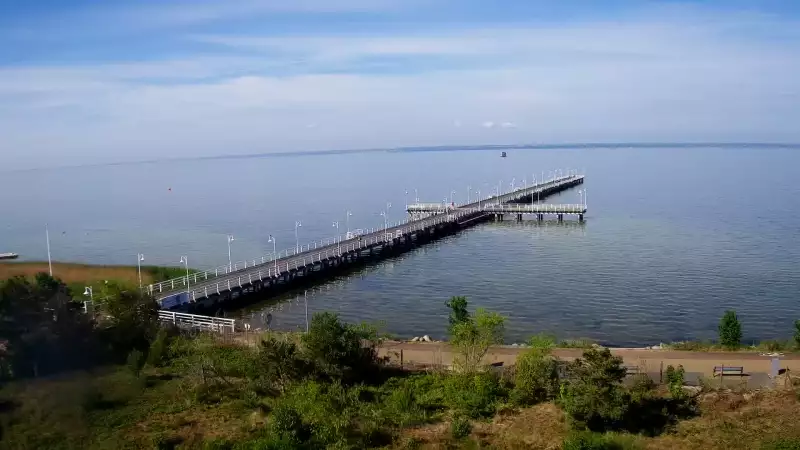 Widok na Promenadę i Molo w Juracie