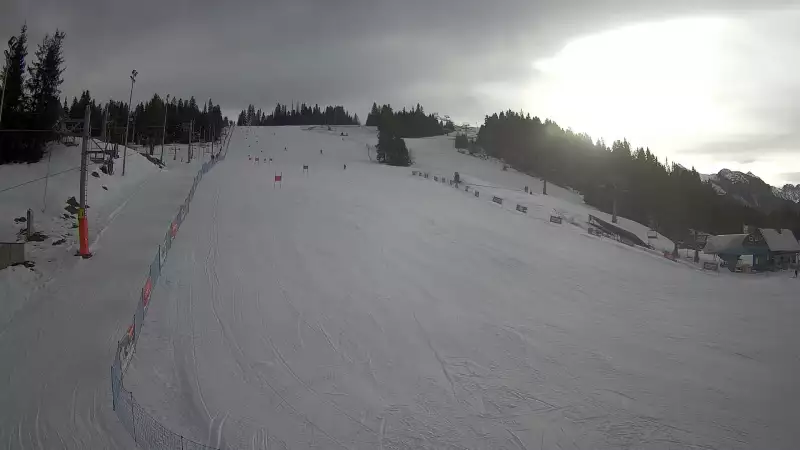 Zdjęcie z kamery na stację Jurgów ski Hawrań