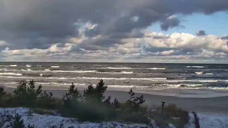 Obraz na żywo z plaży w Karwi