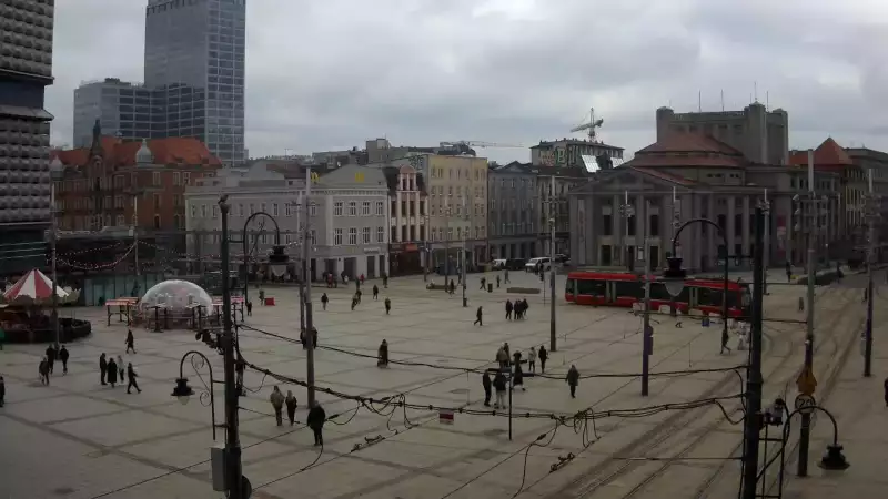 Widok na Rynek w Katowicach