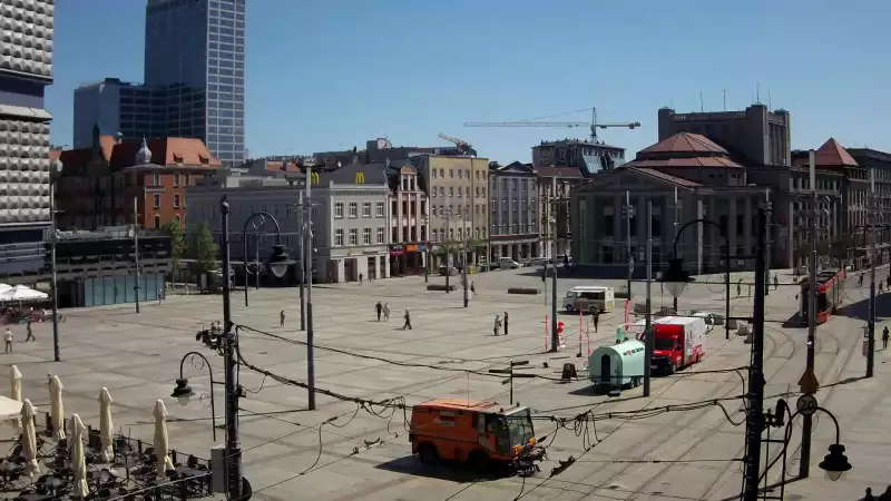 Widok na Rynek w Katowicach