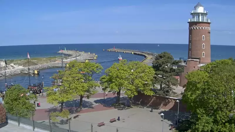 Widok na latarnię morską w Kołobrzegu - NOWOŚĆ