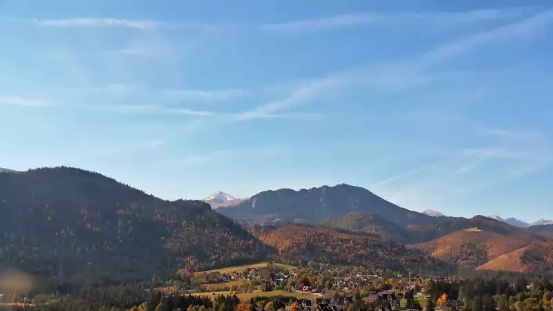 Kościelisko - panoramiczny widok na Tatry NOWOŚĆ
