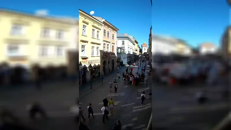 KRAKÓW - widok na Bramę Floriańską NOWOŚĆ