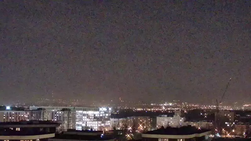 Widok na panoramę Krakowa - kamera obrotowa