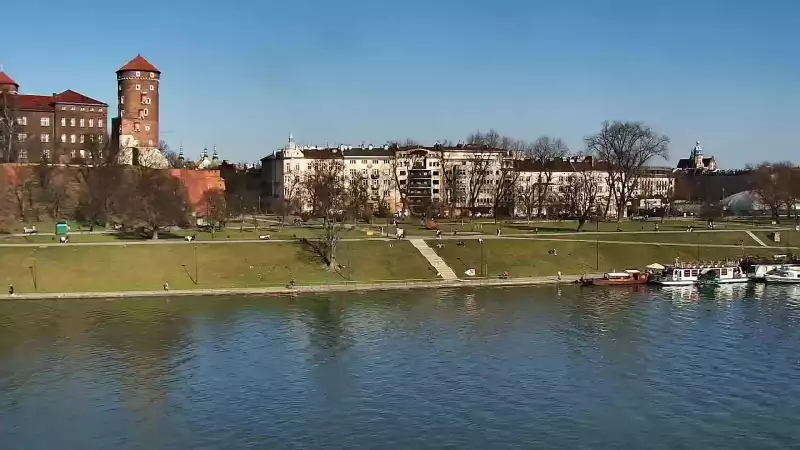 KRAKÓW - widok na Zamek Królewski na Wawelu NOWOŚĆ