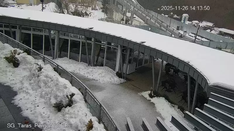 Ujęcie na Górę Parkową w Krynicy-Zdroju