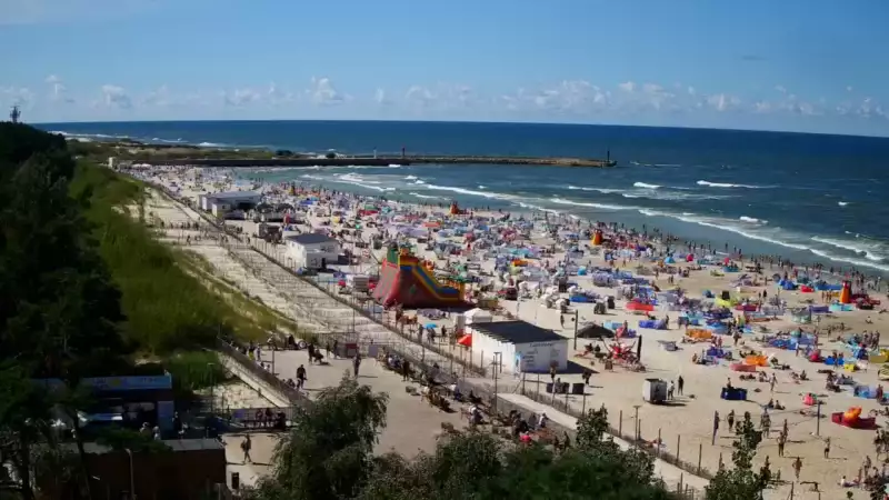 Łeba kamera, plaża, wydmy, miasto - zobacz też inne kamery w tej miejscowości