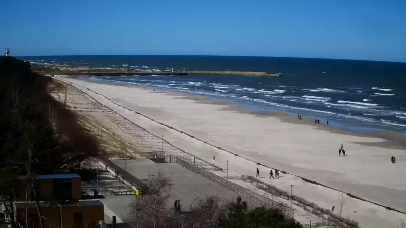 Łeba kamera, plaża, wydmy, miasto - zobacz też inne kamery w tej miejscowości