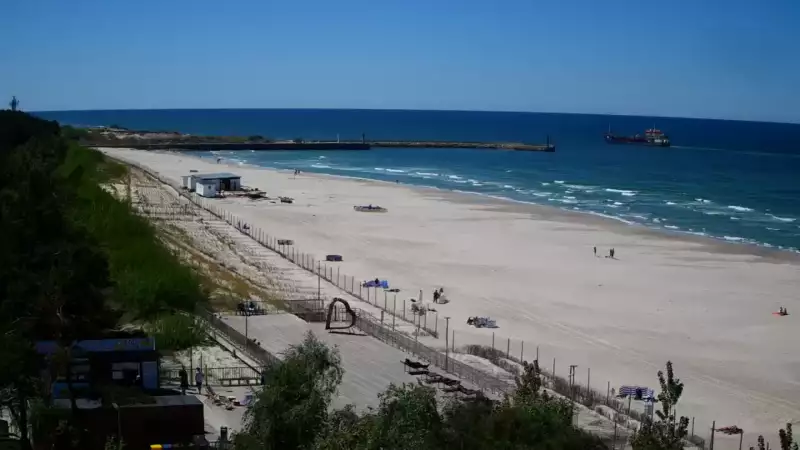 Łeba kamera, plaża, wydmy, miasto - zobacz też inne kamery w tej miejscowości