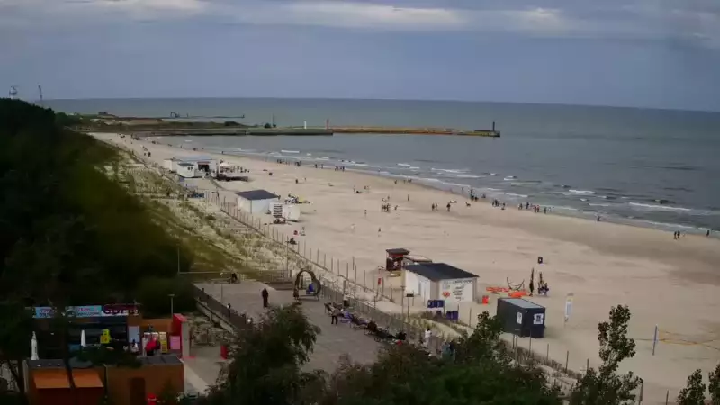 Łeba kamera, plaża, wydmy, miasto - zobacz też inne kamery w tej miejscowości