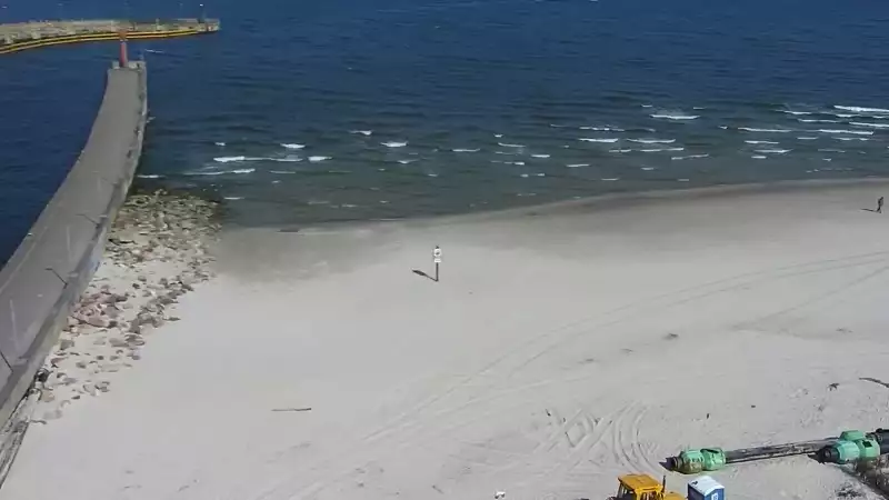 Kamera z widokiem na PLAŻĘ i MORZE w Łebie