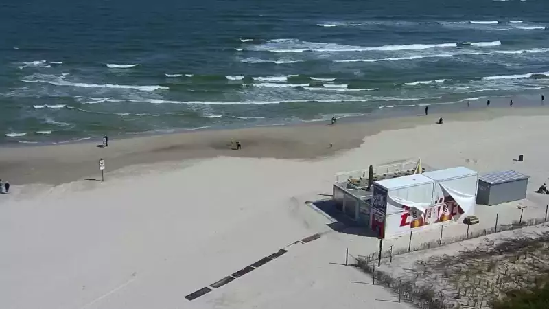 Kamera z widokiem na PLAŻĘ i MORZE w Łebie