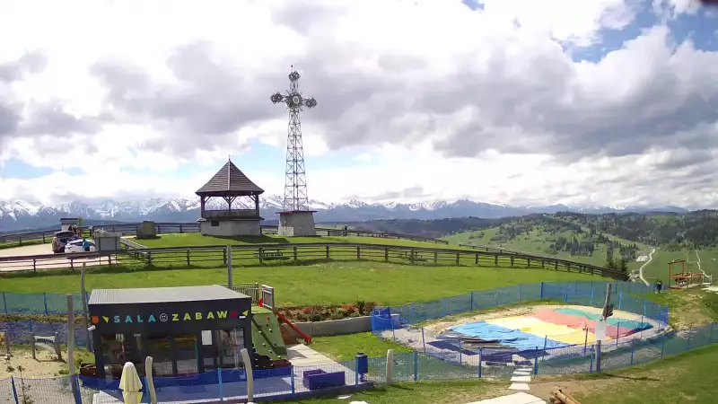 Widok na panorame tatr