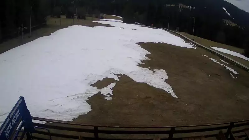 Sprawdź warunki narciarskie z kamery na stok w Małym Cichym.