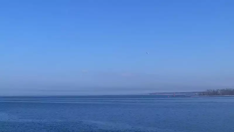 Marina Trzebież - widok na Marinę od strony Zalewu Szczecińskiego